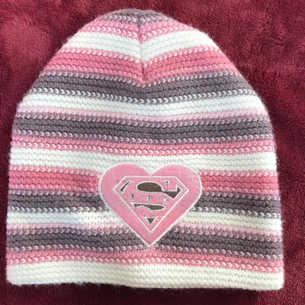 Super Girl Youth Winter Hat/Cap Knit Hat